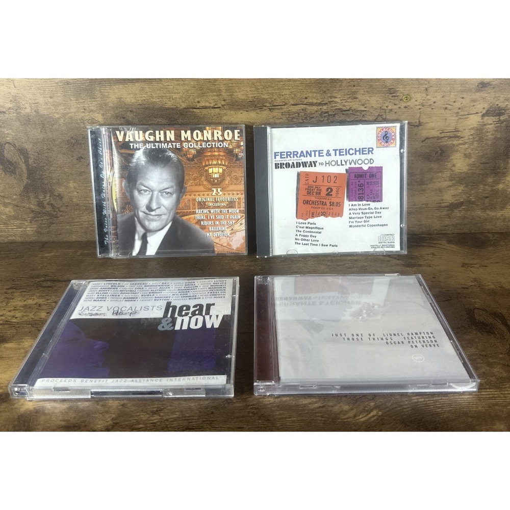 Bundle Of 4 Classical Jazz Cds Lot Tested And Working Fast And Safe Shipping